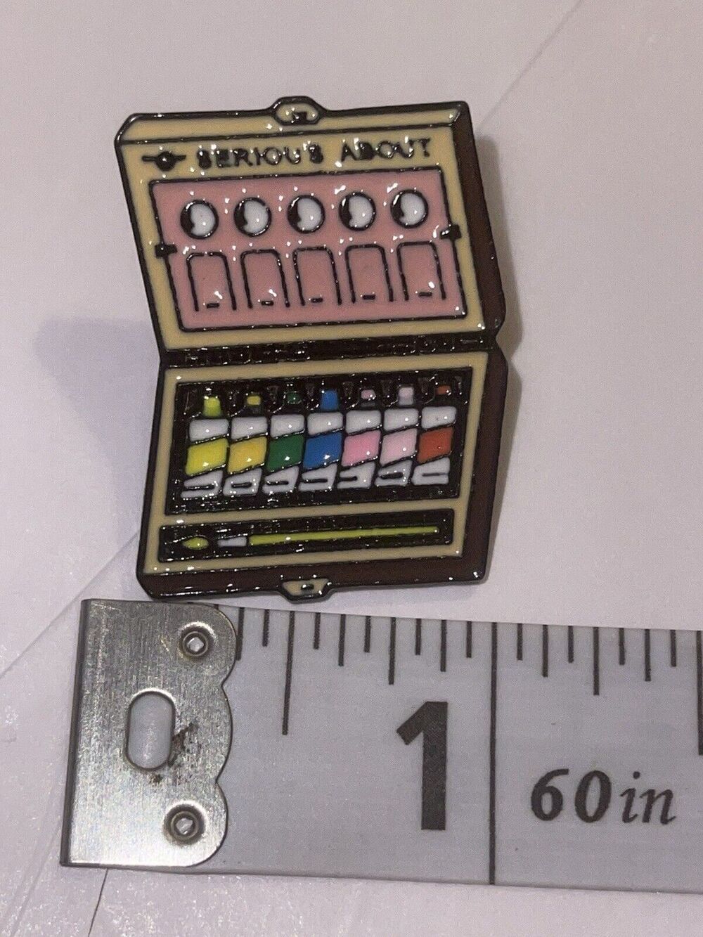 Serious About Makeup Pallet Pin Brooch